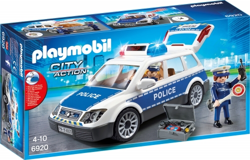 Masina de Politie cu lumina si sunete Police Playmobil