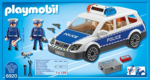 Masina de Politie cu lumina si sunete Police Playmobil