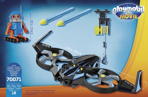 Robotitron cu drona Playmobil