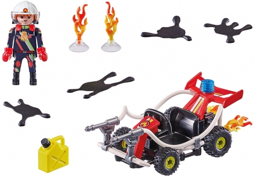 Vehicul de stins incendii Stunt Show Playmobil 