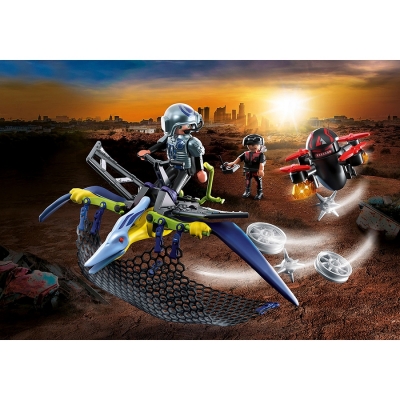 Pteranodon lovitura dronei Playmobil 