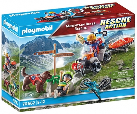 Salvator montan cu ATV Playmobil 