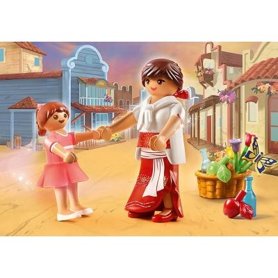 Fetita Lucky si mama ei Milagro Playmobil 