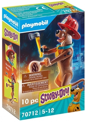 Figurina de colectie Scooby-Doo, Pompier Playmobil 