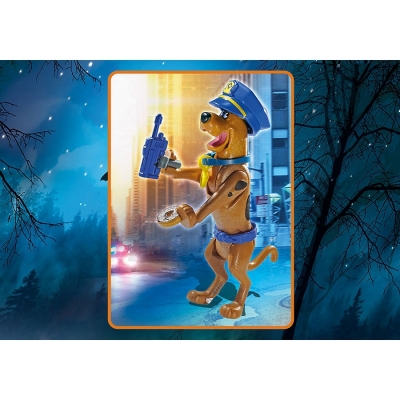 Figurina de colectie Scooby-Doo, Politist Playmobil 