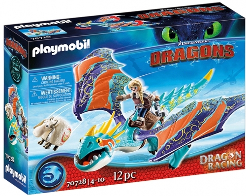 Cursa dragonilor Astrid si Stormfly Playmobil 