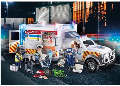 Playmobil - Ambulanta Cu Lumini Si Sunete