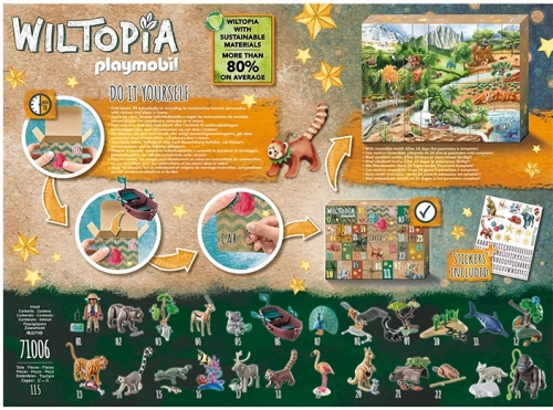 Playmobil - Calendar Craciun - Animalele Wiltopia