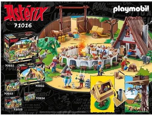 Playmobil - Asterix Si Obelix - Cacofonix Si Casa In Copac