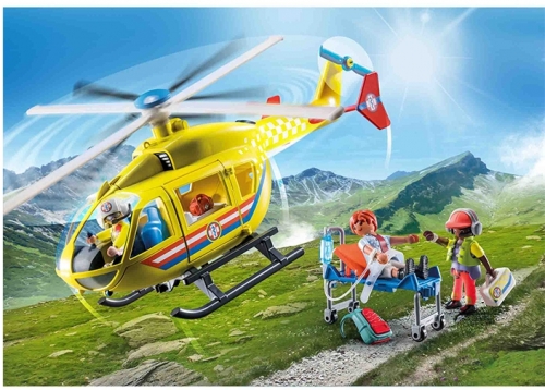 Elicopter Galben De Salvare, Playmobil 