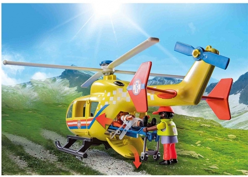 Elicopter Galben De Salvare, Playmobil 