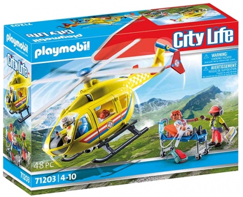 Elicopter Galben De Salvare, Playmobil 