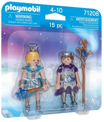 Set 2 Figurine, Printul Si Printesa Ghetii, Playmobil 