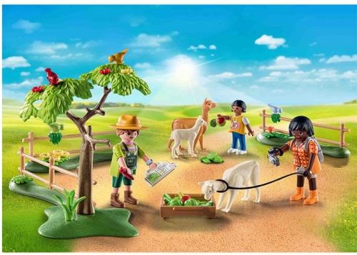 La Plimbare Cu Alpaca, Playmobil 