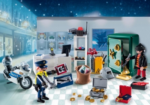 Calendar Craciun operatiunea Politiei Christmas Playmobil