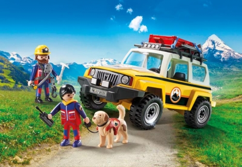 Salvatori montani cu camion Action Playmobil