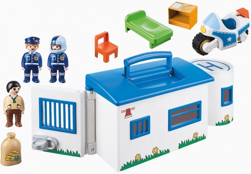 Set mobil statie de politie 1.2.3 Playmobil