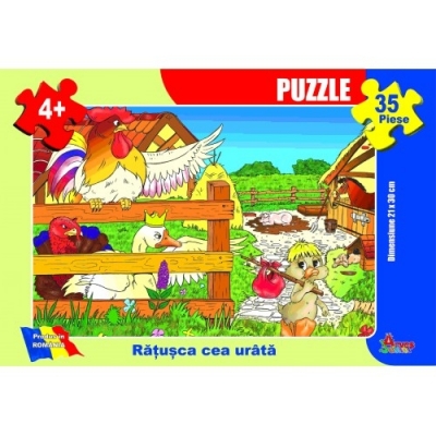 Puzzle 35 de piese - Ratusca cea urata