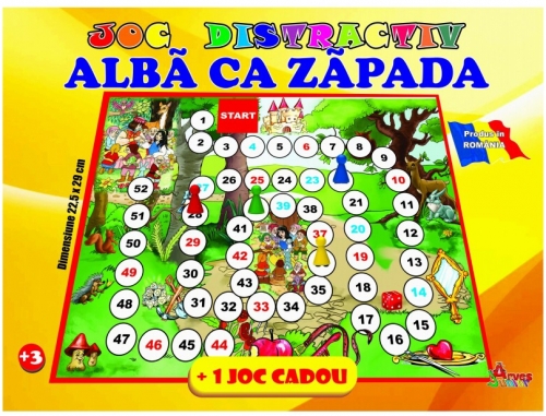 Joc cu pioni - Alba ca Zapada + joc cadou