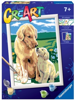 Pictura Catel Cu Pui, Creart, Ravensburger