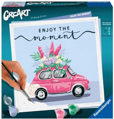 Pictura Masina Cu Flori, Creart, Ravensburger