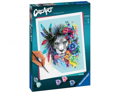 Pictura Leu Colorat, Creart, Ravensburger