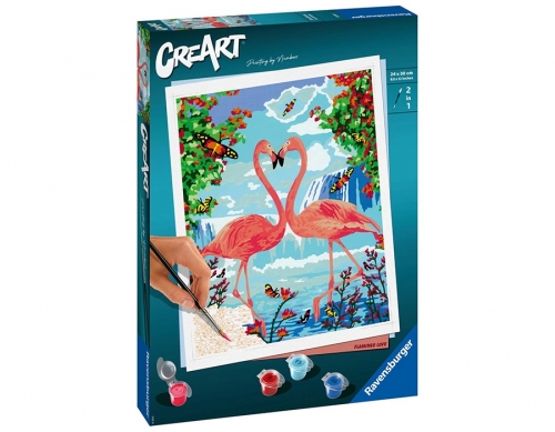 Pictura Doi Flamingo, Creart, Ravensburger