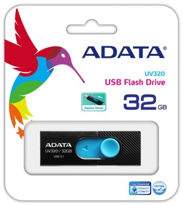 Memorie USB Flash Drive Adata UV320 32GB, USB-A 3.1