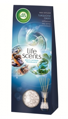 Odorizant reed diffuser life scents Turquoise Oasis Air Wick