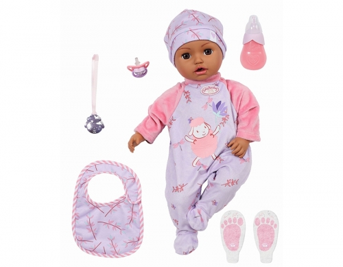 Baby Annabell - Papusica Neagra, Leah, 43 cm, Zapf Creation