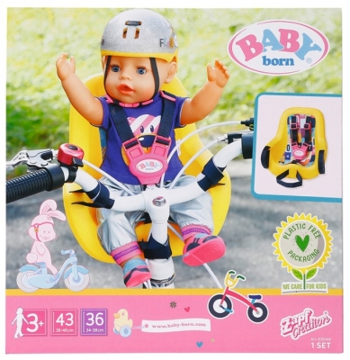 Baby born - Scaunel de bicicleta 43 cm Zapf 