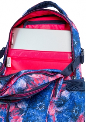 Rucsac Factor, 4 compartimente, compartiment pentru laptop, Pink Magnolia, CoolPack