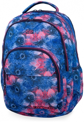 Rucsac Basic Plus, 2 compartimente, compartiment pentru laptop, Pink Magnolia, CoolPack