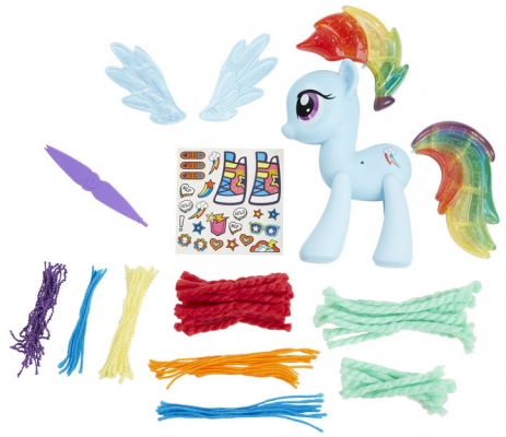 SET ARANJEAZ O PE RAINBOW DASH MY LITTLE PONY HASBRO