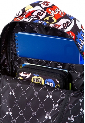 Rucsac Joy S, 2 compartimente, compartiment pentru laptop, Mickey Mouse, CoolPack 