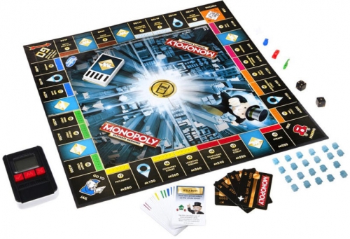 MONOPOLY ULTIMATE BANKING LIMBA ROMANA HASBRO