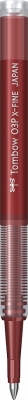 Mina Roller extra fina, 0.3 mm, Red, Tombow