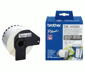 Banda Continua Hartie 62Mm Black On White Dk44205 Original Brother P-Touch Ql-560