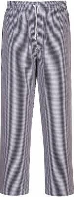 Pantaloni bucatar Bromley, Bleu Check, Tall, Portwest 