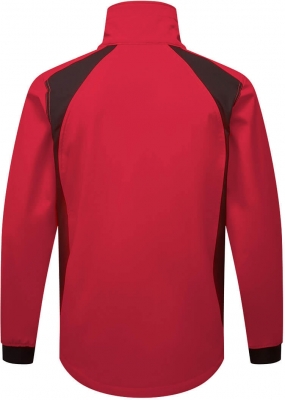 Jacheta Eco Softshell, deep red, regular, WX2, Portwest