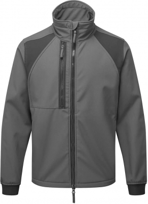 Jacheta Eco Softshell, gri metalic, regular, WX2, Portwest