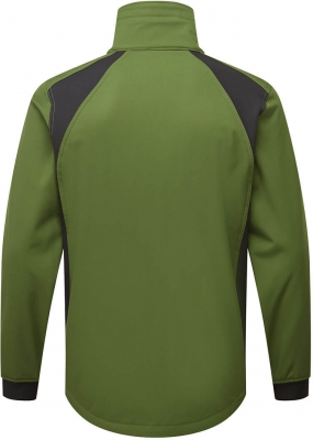 Jacheta Eco Softshell verde masliniu, regular, WX2, Portwest