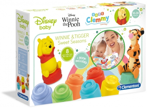 Set Cuburi Winnie Cu Carticica Clementoni