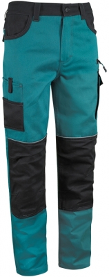 Pantaloni cu talie inalta, verde / negru, Comfort, Rock Safety 