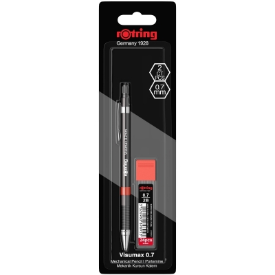 Creion Mecanic, Visumax, negru, 0.7 mm, + mina, Rotring