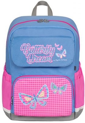 Ghiozdan fete neechipat Dyna Juniors Starter Butterfly Dream Tiger 