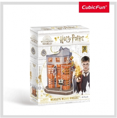 Puzzle 3D Harry Potter - Magazin Weasleys CubicFun