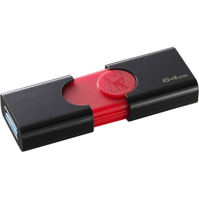 Memorie Stick USB DataTraveler 106, 64 GB, USB 3.1, negru Kingston