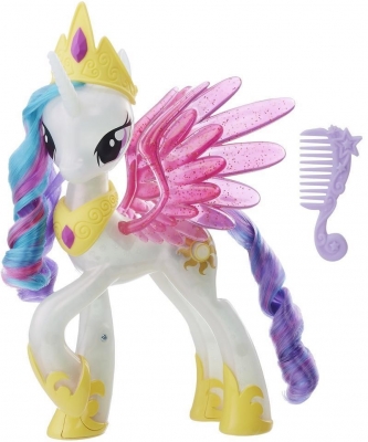 PRINTESA CELESTIA PONEI STRALUCITOR SI CU LUMINI HASBRO