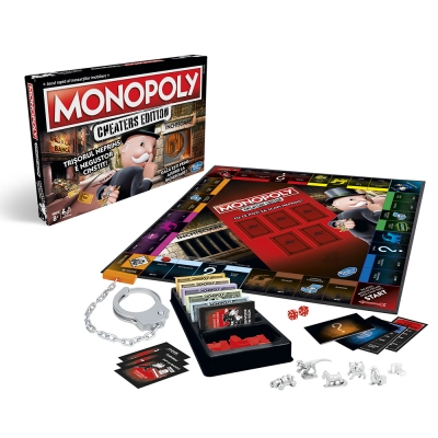 Joc de societate Monopoly Cheaters Edition, limba romana, Hasbro